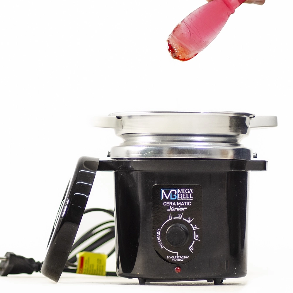 Produto: Mega Bell Matic Junior Refil Preto - Aquecedor de Cera Bivolt 400g
