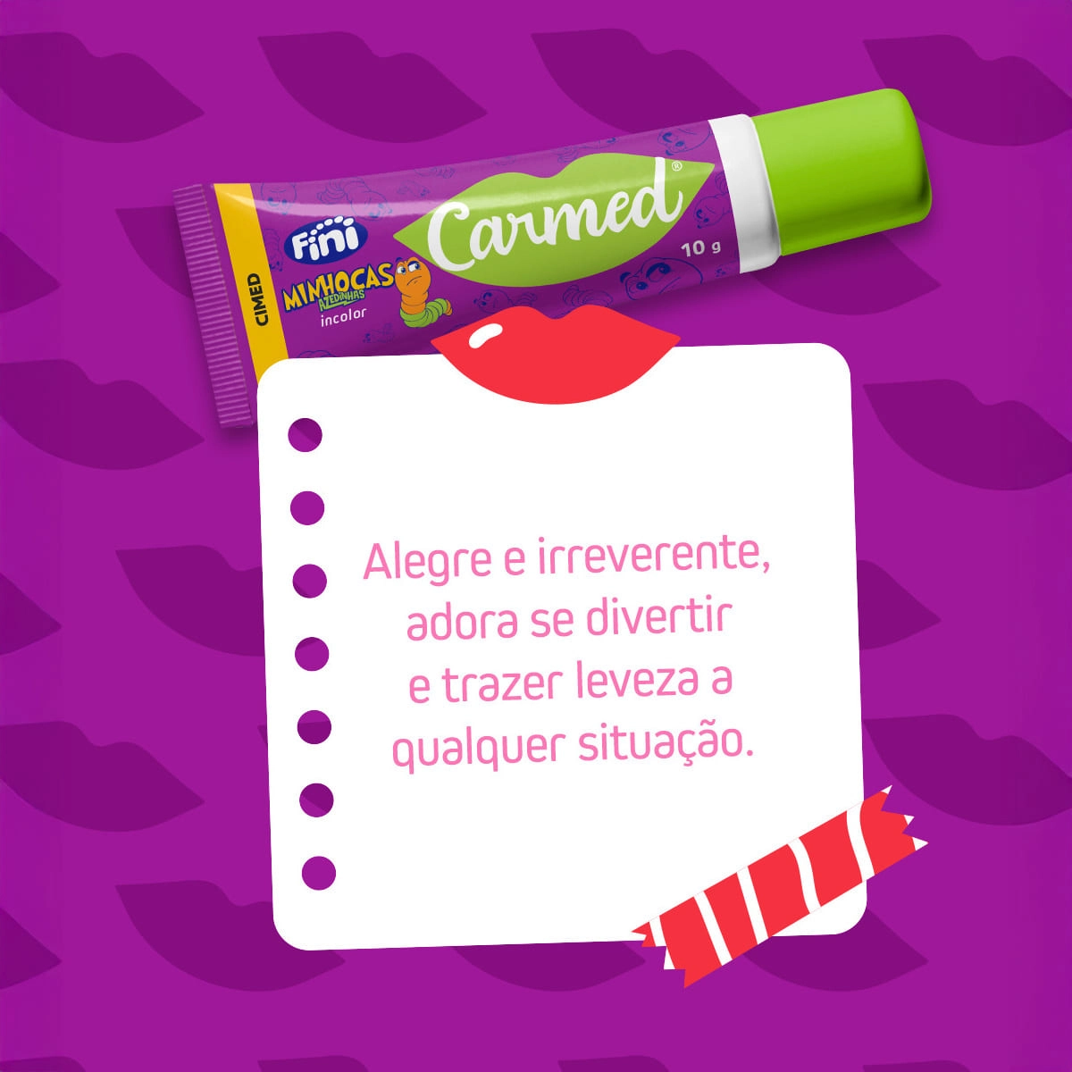 Produto: Kit Carmed Fini Minhocas Azedinhas Hidratante Labial (12 unidades)