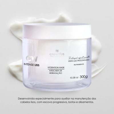 Produto: Crown'us Intense Liss - Máscara Capilar 300g