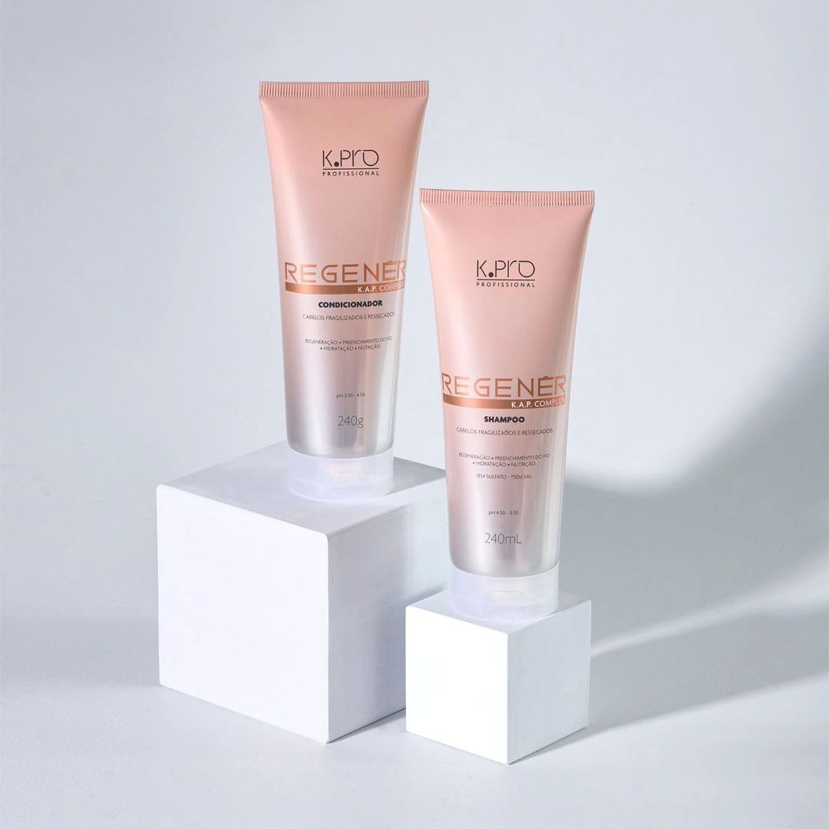 Produto: Kit K.Pro Professional Regenér Shampoo Condicionador Acidificante (3 produtos)