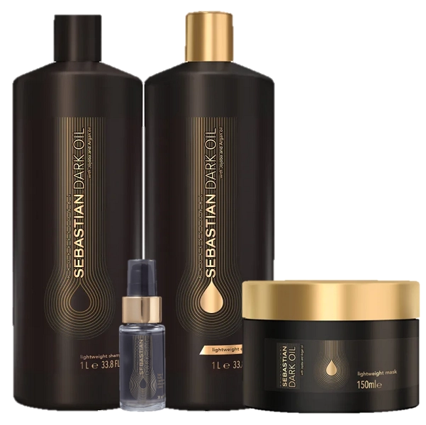 Kit Sebastian Professional Dark Oil Duo 1L Mascara 150ml e Oleo Capilar 30ml Produto: Kit Sebastian Professional Dark Oil Duo 1L Mascara 150ml e Oleo Capilar 30ml