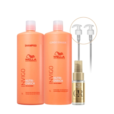 Produto: Kit Wella Professionals Invigo Nutri-Enrich - Nutrição e Luminosidade (3 produtos)