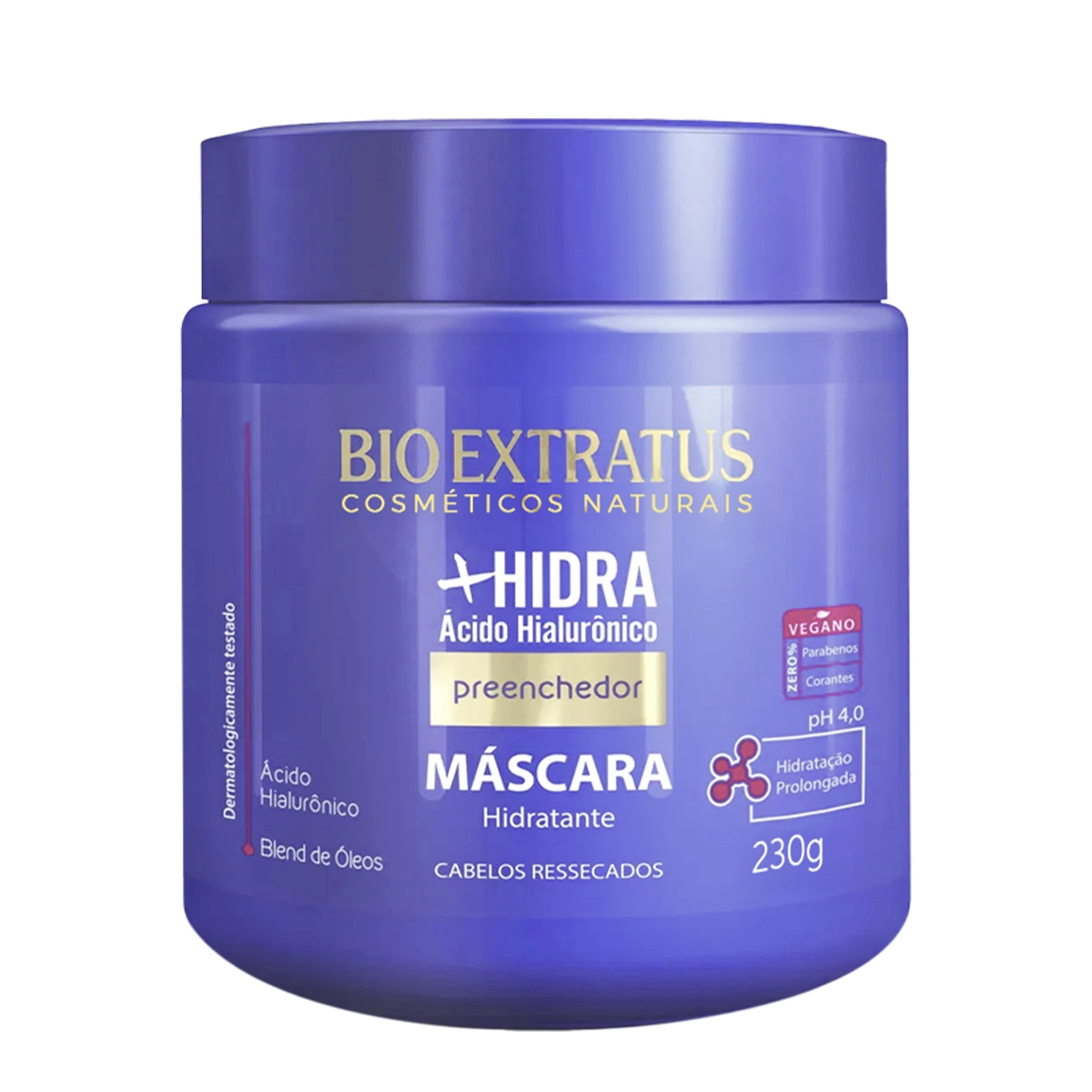 Brinde Bio Extratus +Hidra Ácido Hialurônico - Máscara Capilar 230g Produto Brinde Bio Extratus +Hidra Ácido Hialurônico - Máscara Capilar 230g