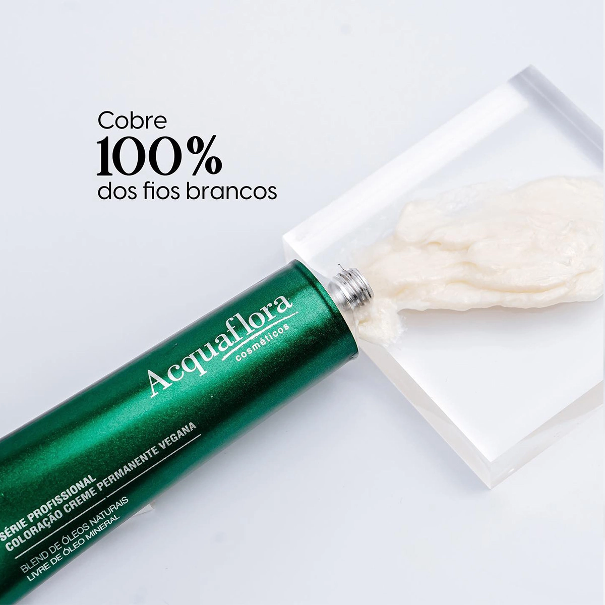 Coloração Permanente 12.1 Super Clareador Acinzentado Acquaflora Vegana 60g Produto Coloração Permanente 12.1 Super Clareador Acinzentado Acquaflora Vegana 60g