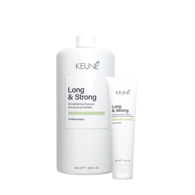 Kit Keune Long & Strong Shampoo e Leave-in Limpeza Fortalecedora 2 Produtos Produto Kit Keune Long & Strong Shampoo e Leave-in Limpeza Fortalecedora 2 Produtos