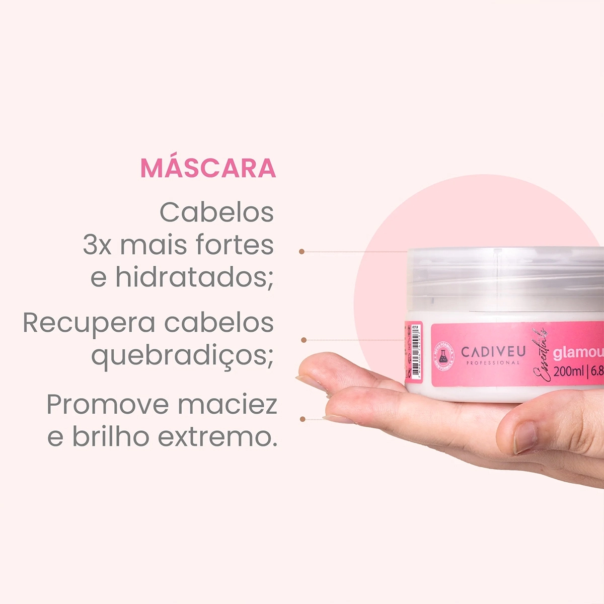 Produto: Kit Cadiveu Professional Glamour Hair Care Total e Final Style Oil (5 produtos)