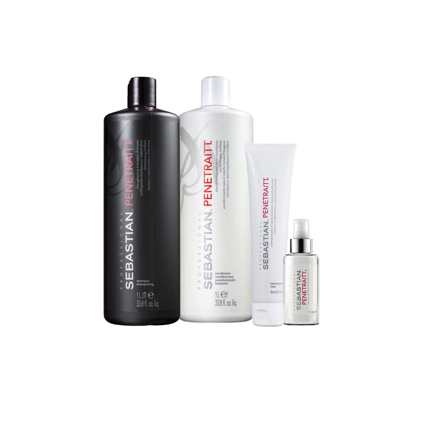 Produto: Kit Sebastian Profissional Penetraitt Duo Salon Deep Hydration (4 produtos)
