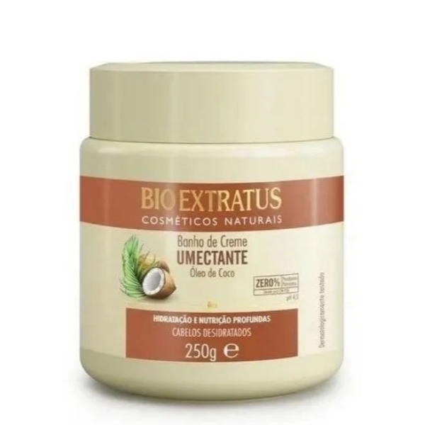 Produto: Kit Máscara 250g e Óleo Umectante 40ml Bio Extratus Umectante Óleo de Coco