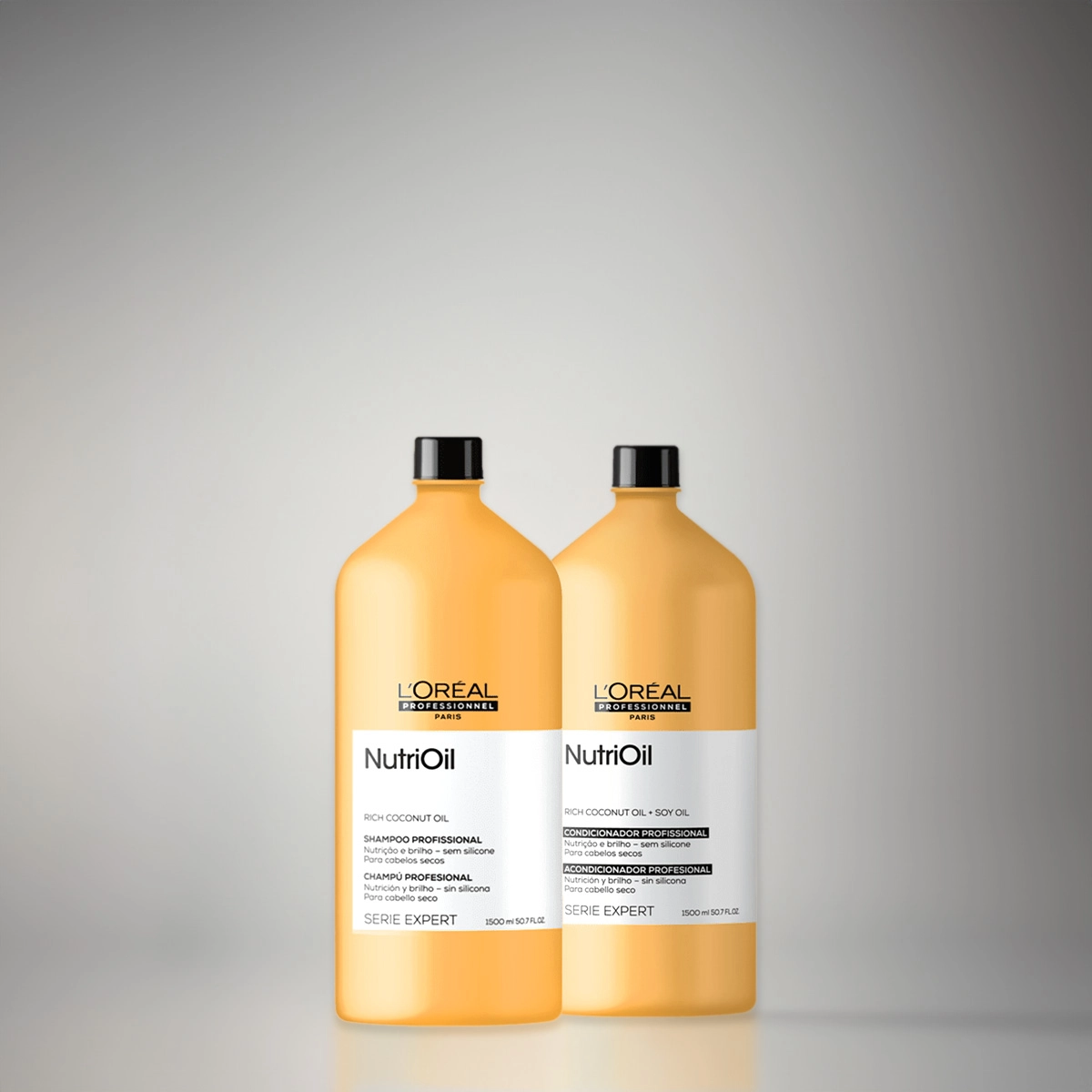 Produto: Kit L'Oréal Professionnel Serie Expert NutriOil Shampoo Condicionador Litro e Máscara (3 produtos)