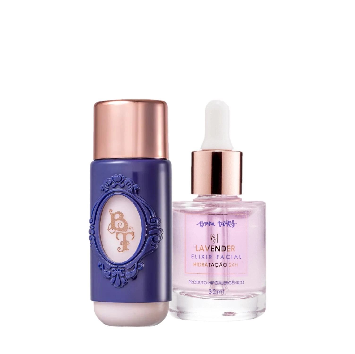 Produto: Kit Bruna Tavares Base F20 Lavander Preparação da Pele (2 produtos)