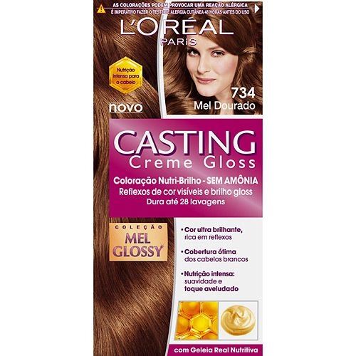 Produto: Tonalizante Casting 734  Mel Dourado