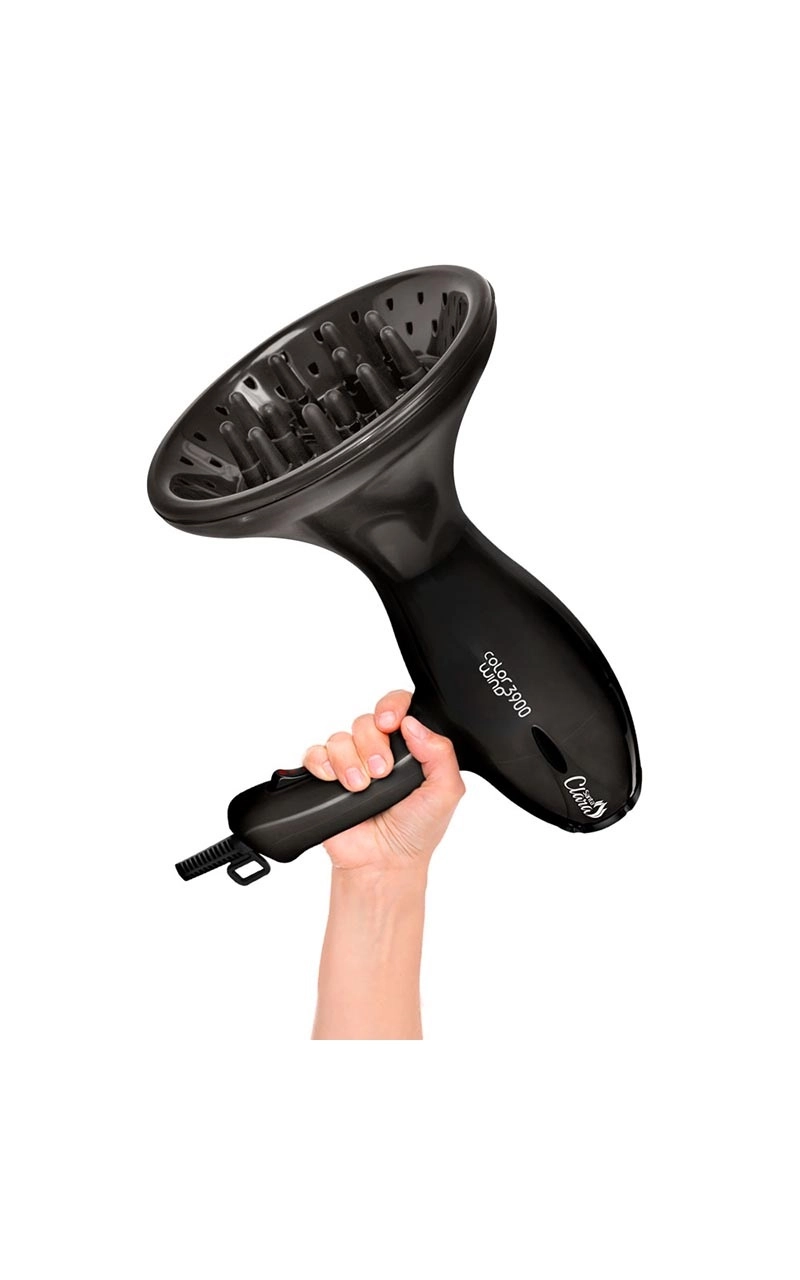 Difusor de Ar Simples para Secador de Cabelo Santa Clara - Preto Produto: Difusor de Ar Simples para Secador de Cabelo Santa Clara - Preto