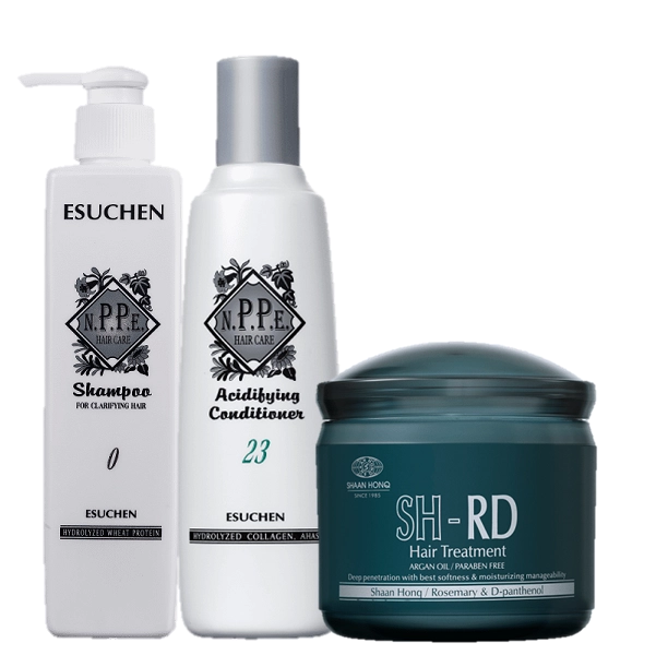 Produto: Kit N.P.P.E. Herbal Nº0 Clarifying Shampoo Nº23 Condicionador e Máscara Capilar 400ml (3 produtos)