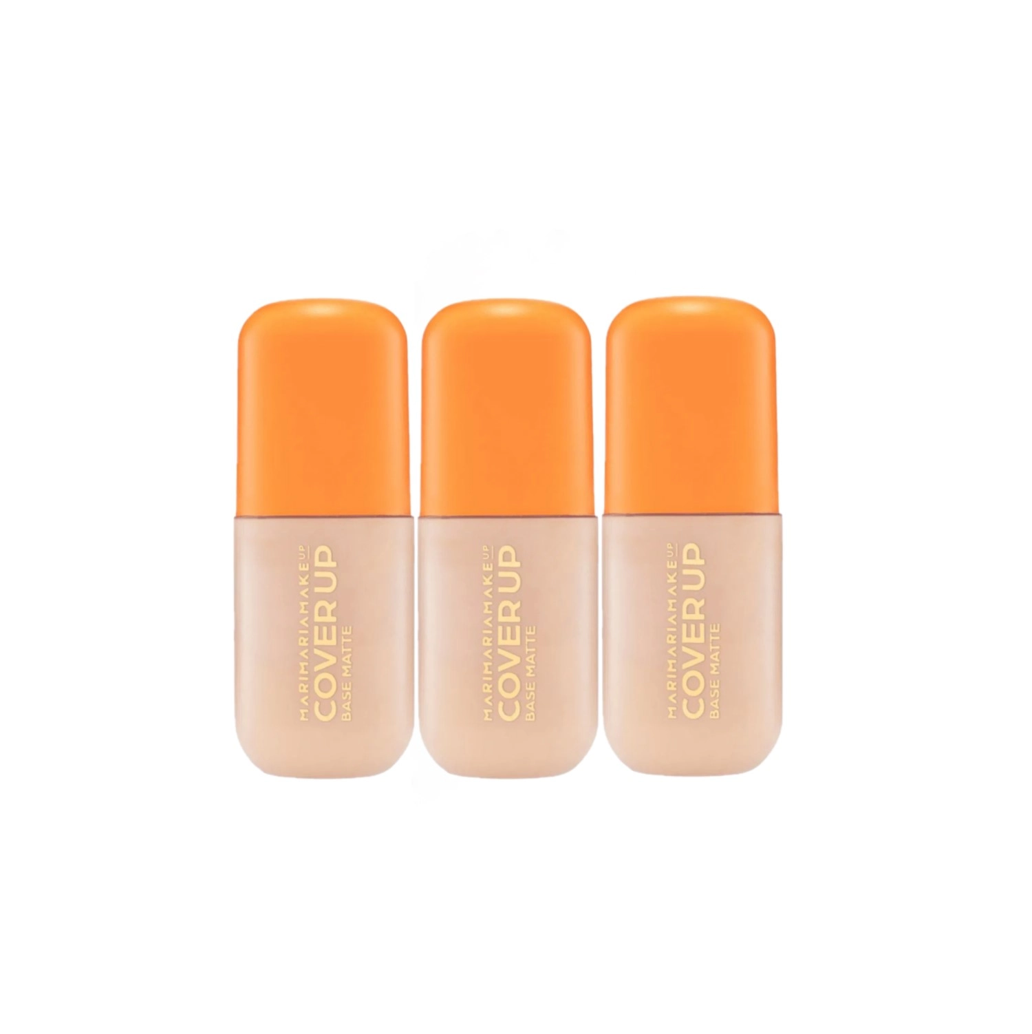 Produto: Kit Mari Maria Makeup Cover Up - Base Matte MM03 35ml (3 unidades)