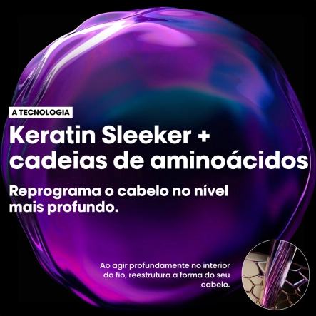 Kit L'Oréal Professionnel Keratin Alpha Sleek - Efeito Liso Prolongado (2 produtos) Produto Kit L'Oréal Professionnel Keratin Alpha Sleek - Efeito Liso Prolongado (2 produtos)