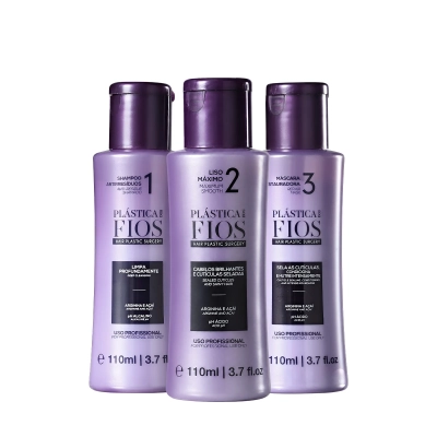 Kit Selagem Térmica Plástica Dos Fios Cadiveu 3 Passos 110ml Produto Kit Selagem Térmica Plástica Dos Fios Cadiveu 3 Passos 110ml