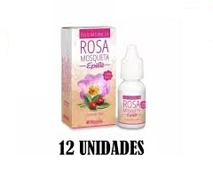 Óleo Natural Puro Rosa Mosqueta Epile 10ml 12 unidades Produto: Óleo Natural Puro Rosa Mosqueta Epile 10ml 12 unidades