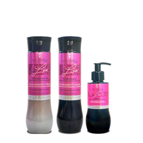 Produto: Kit Hidrabell Liss Home Care (3 produtos)