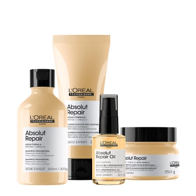 Produto: Kit L'Oréal Professionnel Serie Expert Absolut Repair Shampoo  Condicionador  Máscara e o óleo