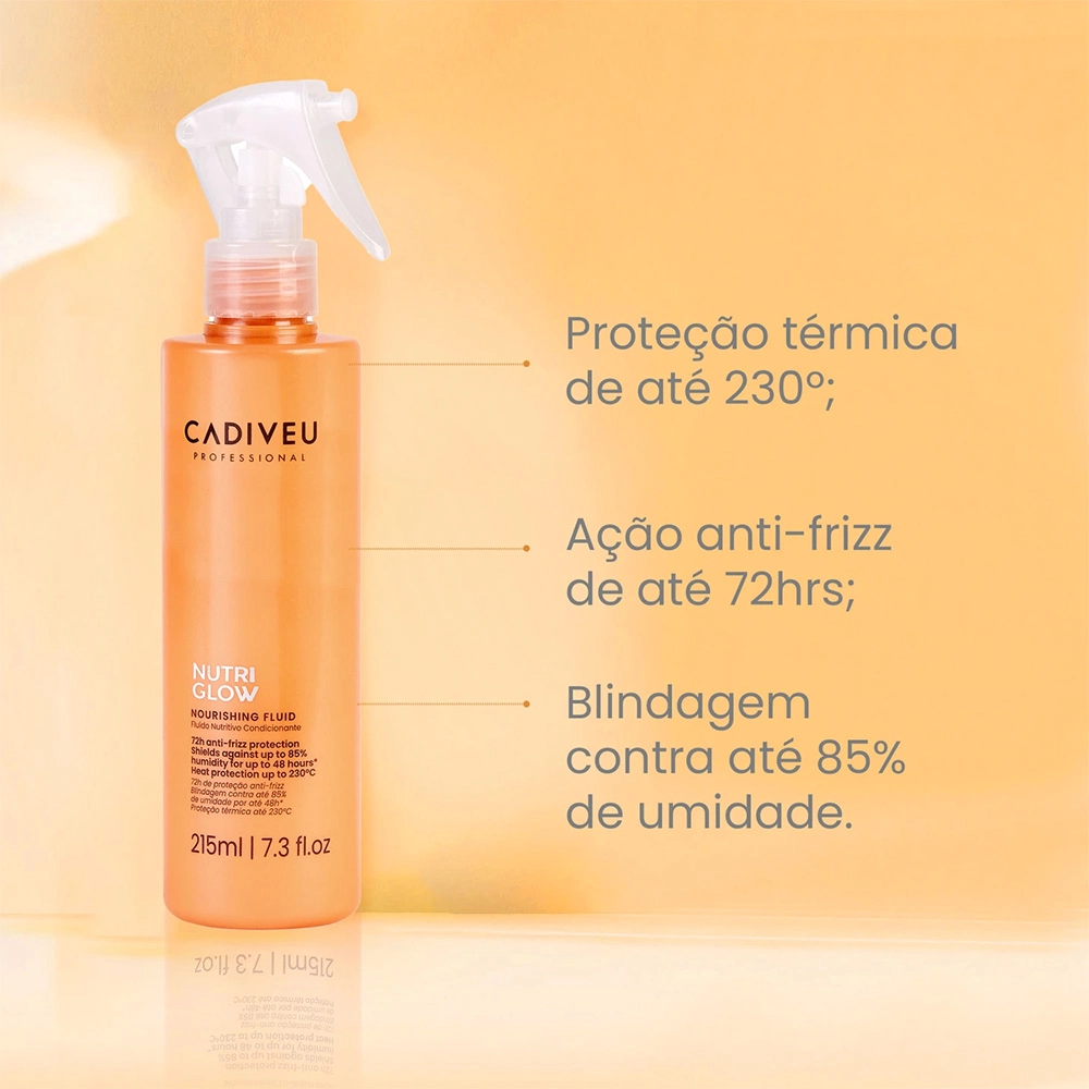 Produto: Fluído Nutritivo Leave-in Cadiveu Nutri Glow 215ml