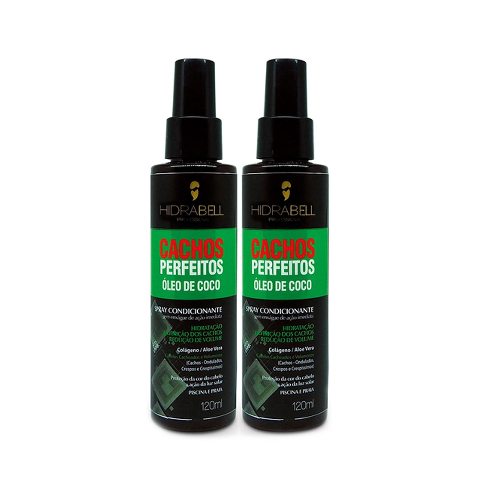 Produto: Kit Hidrabell Spray Cachos Perfeitos - Spray Condicionante 120ml (2 unidades)