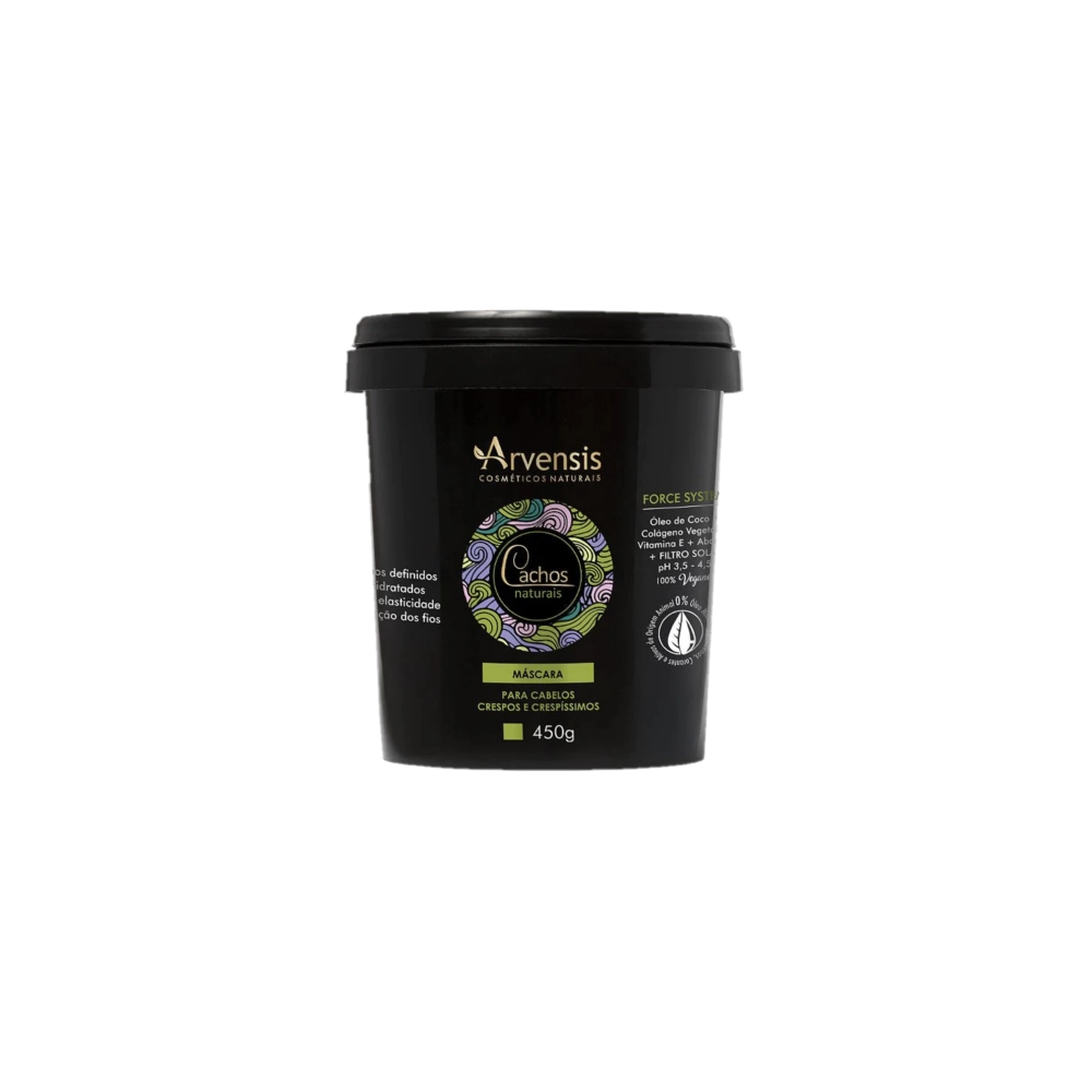 Produto: Kit Arvensis Cachos Naturais Crespos e Crespíssimos 2x1 - Máscara Capilar 450g (2 unidades)