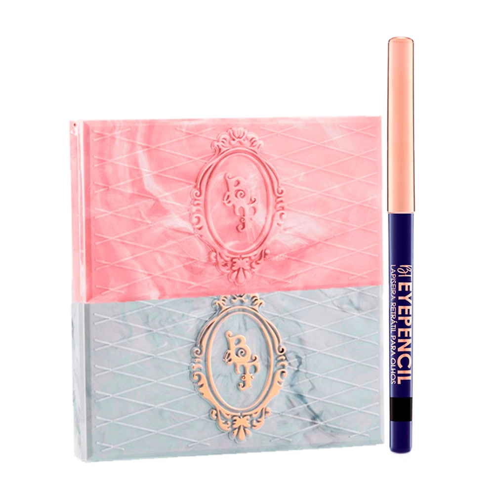 Produto: Kit EyePencil Black e Cupid Paleta de Iluminador e Marble Paleta Smokey Eyes