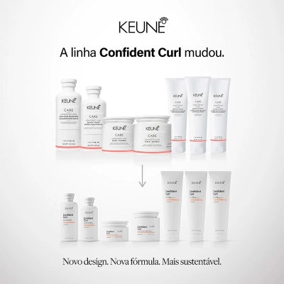 Kit Keune Confident Curl Coily Shampoo Condicionador Máscara Leave-in 1 Litro Produto Kit Keune Confident Curl Coily Shampoo Condicionador Máscara Leave-in 1 Litro