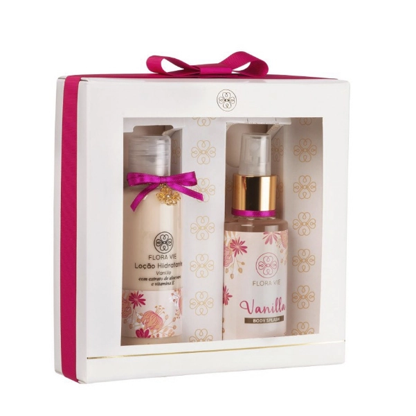 Produto: Flora Vie Vanilla Loção Hidratante e Body Splash 140ml