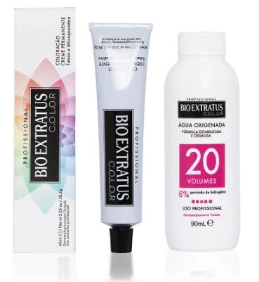 Kit Tintura Bio Extratus - Cor 7.0 60ML + OX 20V 90ML Produto: Kit Tintura Bio Extratus - Cor 7.0 60ML + OX 20V 90ML