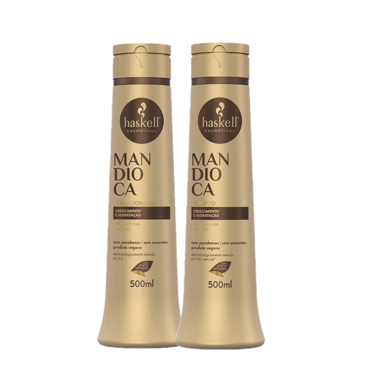 Produto: Kit Promocional Haskell Mandioca Duo - 500ml (2 Produtos)