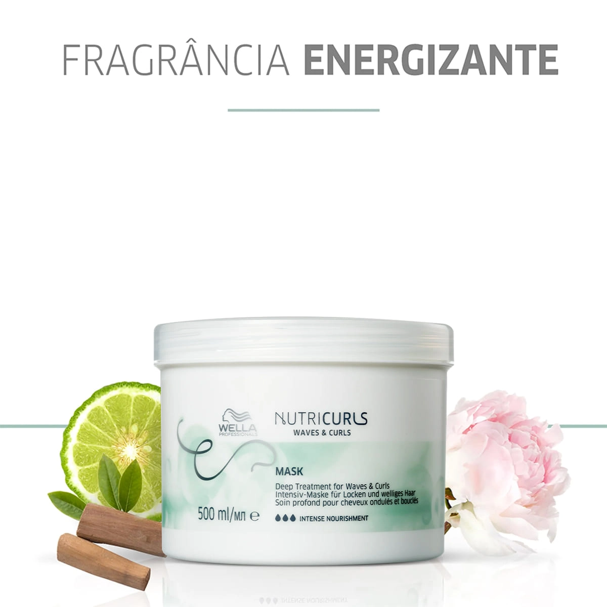 Produto Kit Shampoo e Máscara Wella Professionals Nutricurls 1 Litro e 500ml