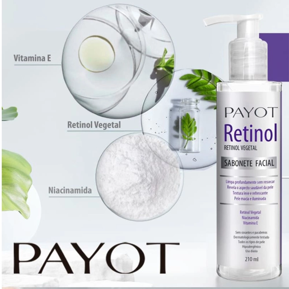Produto: Kit Payot Retinol Facial - Sabonete Líquido 210ml (2 unidades)