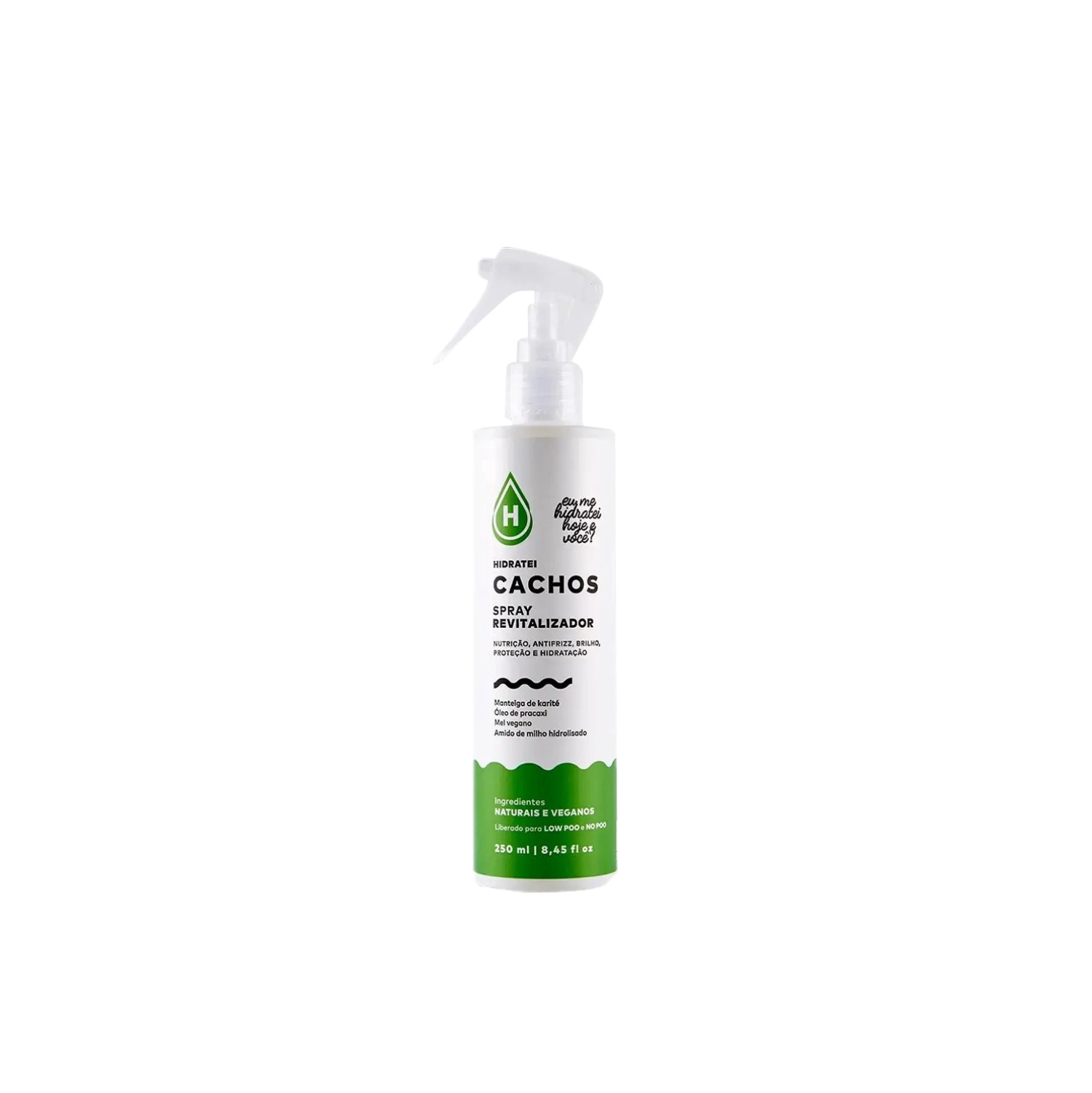 Hidratei Cachos - Spray revitalizador 250ml Produto: Hidratei Cachos - Spray revitalizador 250ml