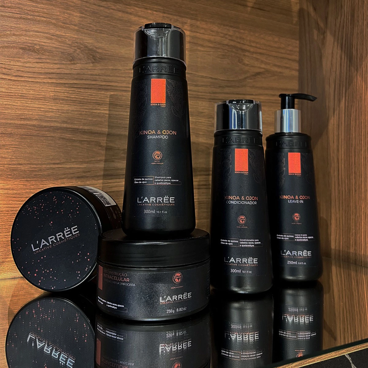 Produto: LARREE Kinoa & Ojon - Shampoo 300ml