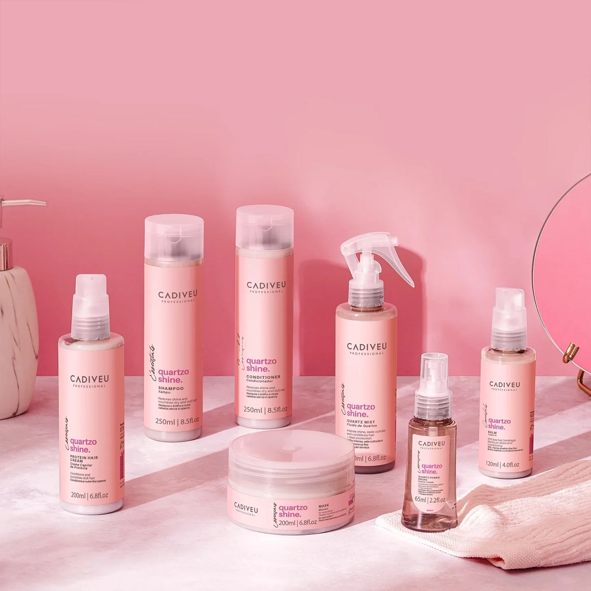 Produto: Kit Cadiveu Professional Quartzo Shine Duo e Supreme Final Style Oil (3 produtos)