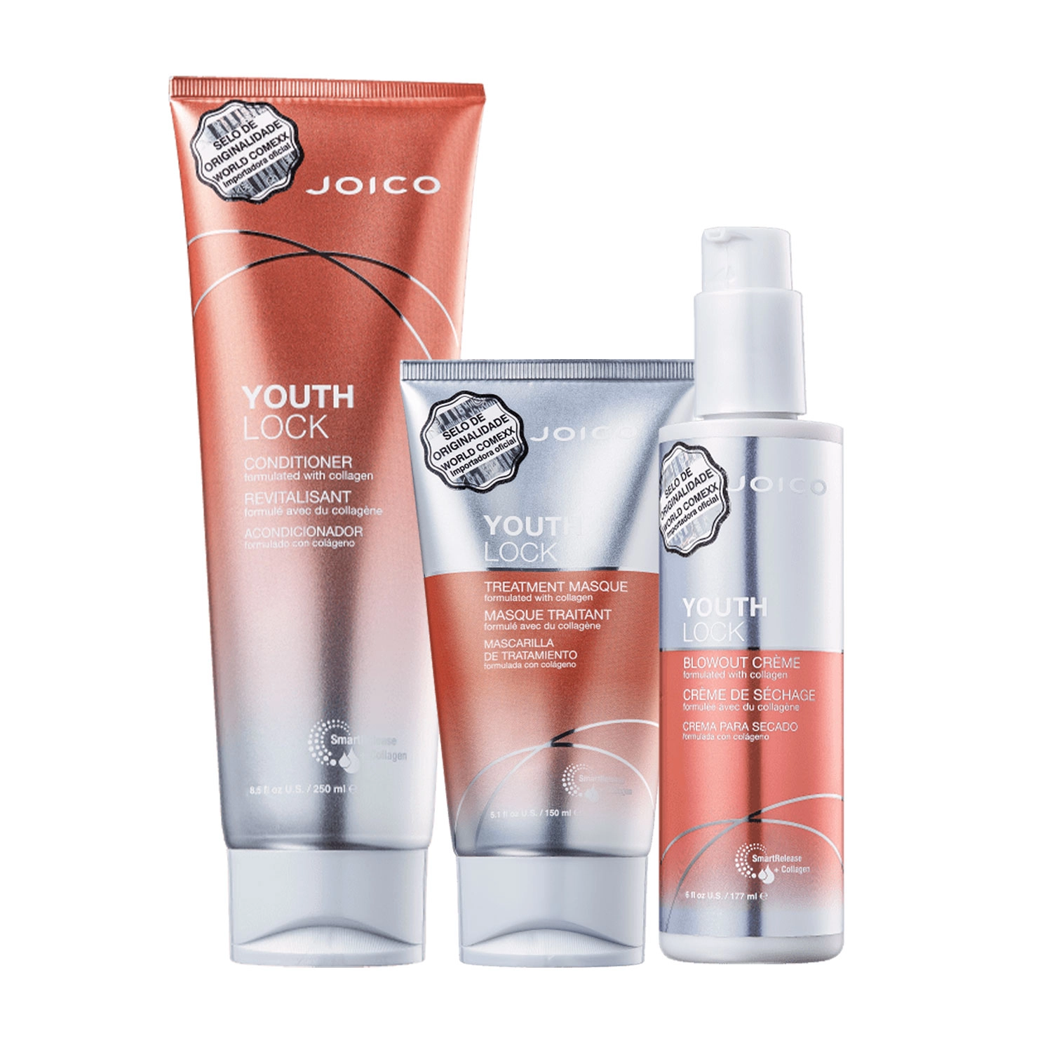 Produto: Kit Joico Youthlock Collagen Finish (3 Produtos)
