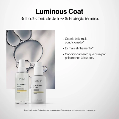 Produto: Creme Leave-in Luminous Supreme Keune Care Luminous Coat 150ml
