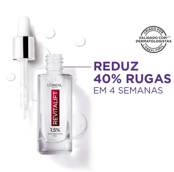 Sérum Anti-idade Preenchedor L’Oréal Paris Revitalift Hialurônico 30ml Produto Sérum Anti-idade Preenchedor L’Oréal Paris Revitalift Hialurônico 30ml