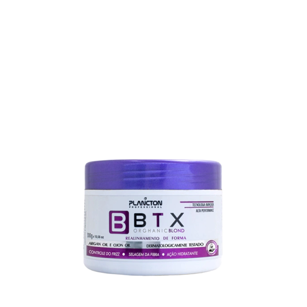 Plancton Professional BTX Blond Orghanic - Realinhamento de Forma 300g Produto: Plancton Professional BTX Blond Orghanic - Realinhamento de Forma 300g