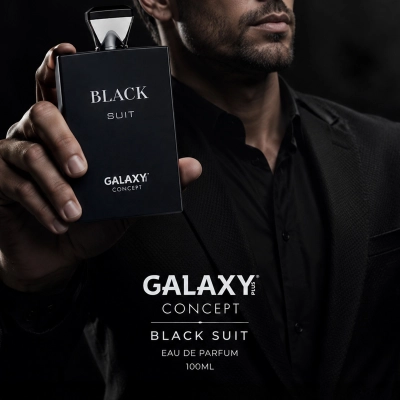 Perfume Black Suit Eau De Parfum Galaxy Plus Masculino 100ml Produto Perfume Black Suit Eau De Parfum Galaxy Plus Masculino 100ml