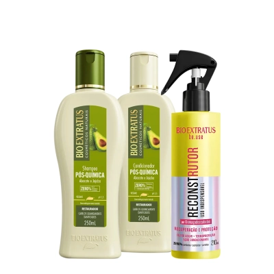 Produto: Kit Bio Extratus Be.use Reconstrutor Pós Quimica Duo Tratamento (3 produtos)
