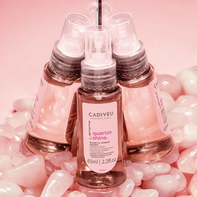 Kit Cadiveu Quartzo Shine Shampoo 250ml Condicionador 250ml Sérum 65ml Produto Kit Cadiveu Quartzo Shine Shampoo 250ml Condicionador 250ml Sérum 65ml