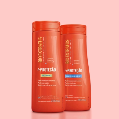 Produto: Kit Tratamento Capilar Mais Proteção Bio Extratus Shampoo 250ml Condicionador 250ml Máscara 90g