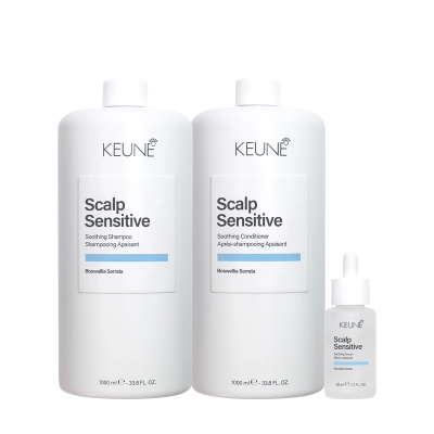 Kit Keune Scalp Sensitive Tratamento Calmante Completo Shampoo Condicionador Sérum 3 Produtos Produto Kit Keune Scalp Sensitive Tratamento Calmante Completo Shampoo Condicionador Sérum 3 Produtos