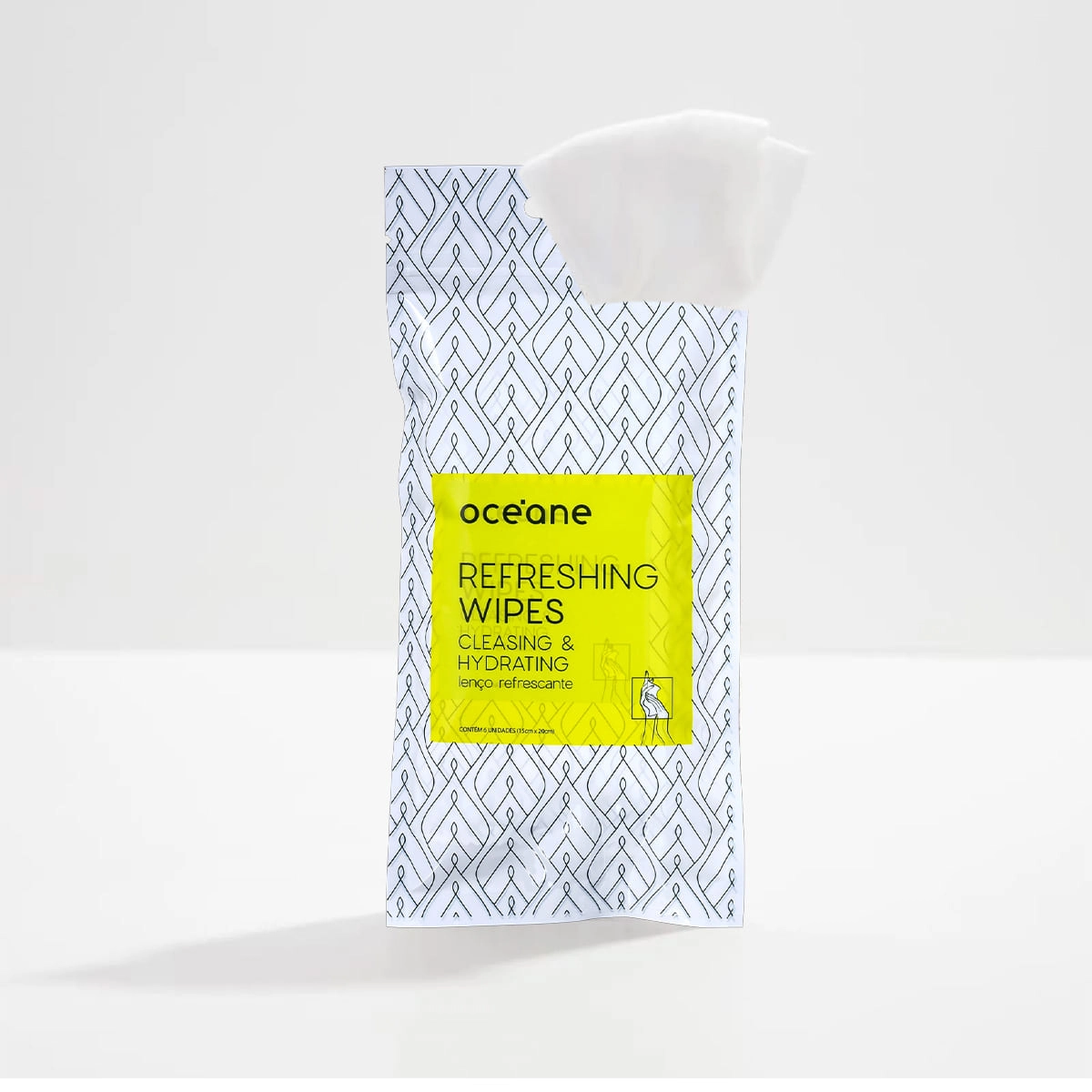 Brinde Océane Refreshing Wipes - Lenço Refrescante Produto Brinde Océane Refreshing Wipes - Lenço Refrescante