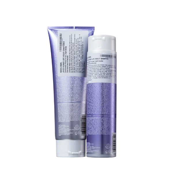 Produto: Kit Shampoo Matizador 300ml e Condicionador 250ml Joico Blonde Life Violet
