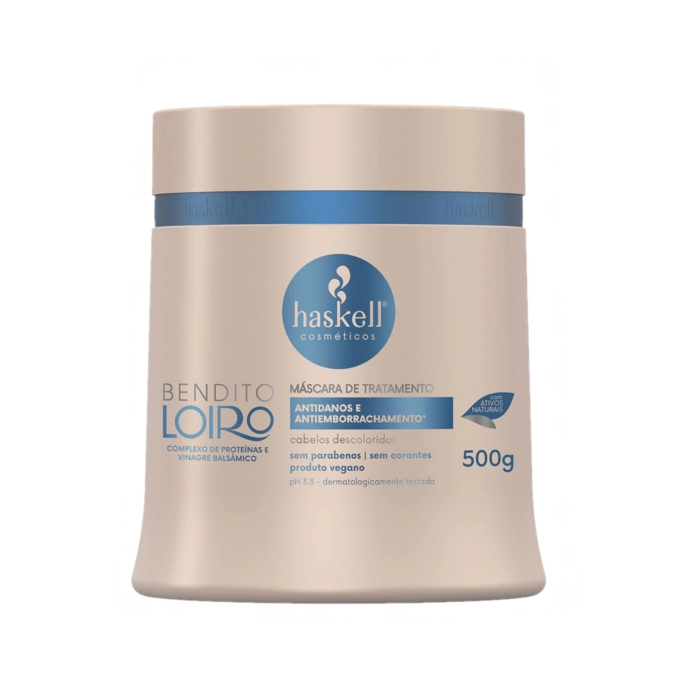 Produto: Máscara de Tratamento Capilar Bendito Loiro Haskell 500g 2 Unidades
