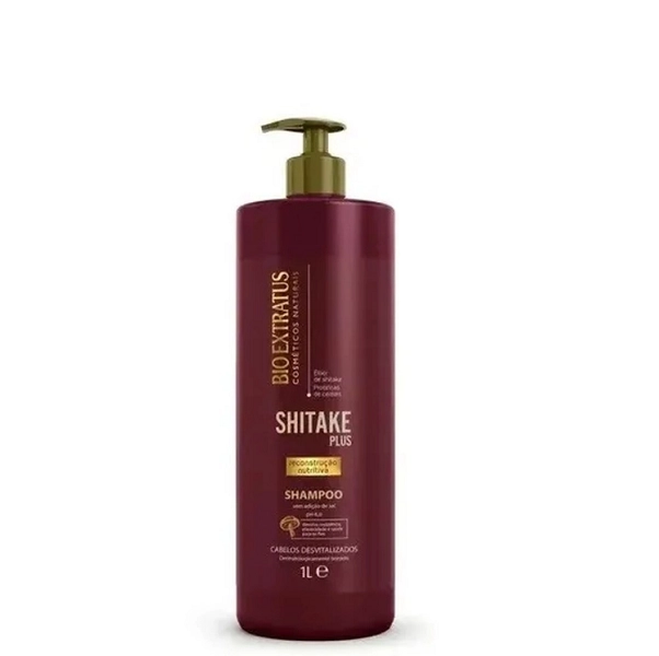 Produto: Kit Shampoo e Máscara Bio Extratus Shitake Plus 1 Litro e 1 Quilo