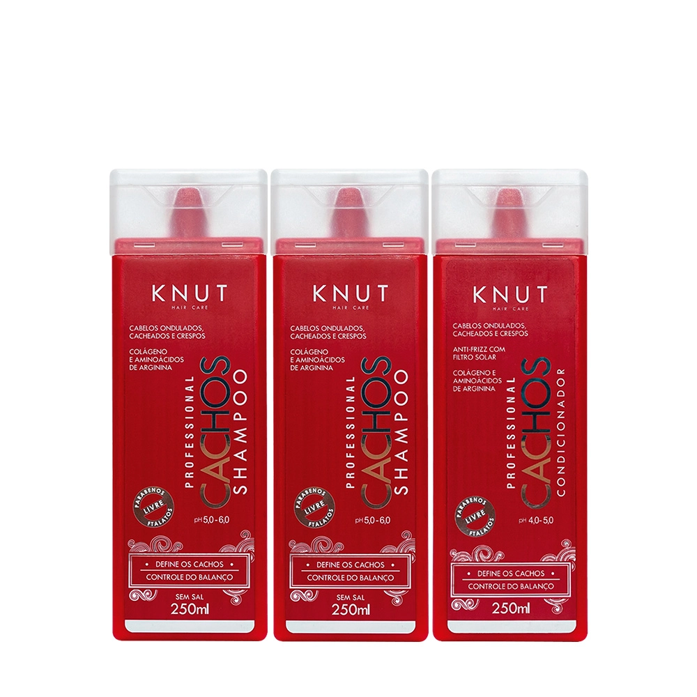 Produto: Kit Knut Professional Cachos Shampoo Extra (3 produtos)